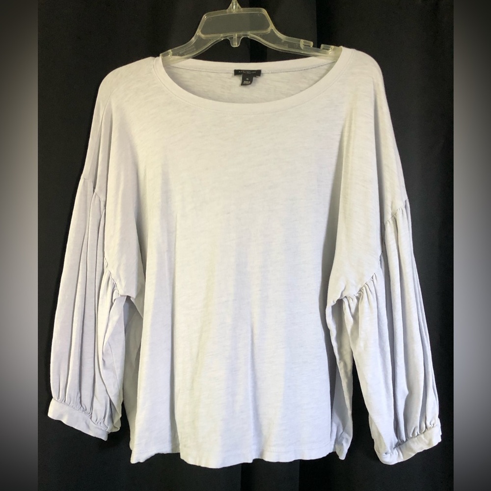 Ann Taylor XL Offwhite bubble sleeve top